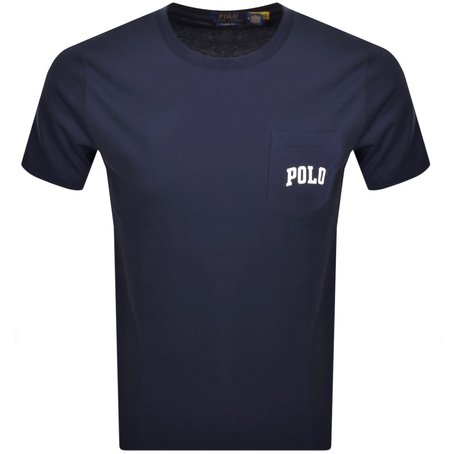 Tシャツ・カットソー Ralph Lauren SS25 T-shirts (710964477003 CRUISE NAVY) Ralph Lauren Short Sleeve T Shirt Navy | Mainline Menswear